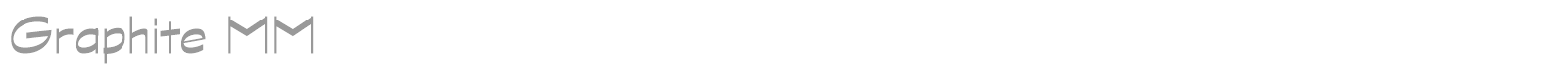 Graphite MM font preview